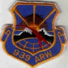 939 ARW AIR REFUELING WING USAF PATCH AIRPLANE PILOT CREW Portland International Airport, Oregon
