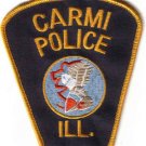 CARMI POLICE UNIFORM PATCH ILLINIOS COPS CSI LAW OFFICER JUSTICE