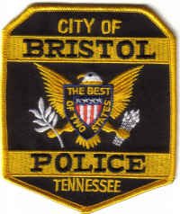 CITY OF BRISTOL POLICE TENNESSEE UNIFORM PATCH COPS CSI LAW OFFICER ...