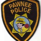 PAWNEE POLICE UNIFORM PATCH OKLAHOMA COPS CSI CRIME INVESTIGATOR DICK TRACY