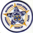 FRATERNAL ORDER OF POLICE ALABAMA STATE LODGE PATCH COPS CSI LAW OFFICER