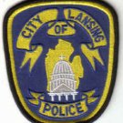 CIYY OF LANSING POLICE UNIFORM PATCH MICHIGAN COPS CSI LAW OFFICER PATROLMAN