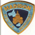 MADISON POLICE DEPARTMENT UNIFORM PATCH WISCONSIN COPS CSI LAW OFFICER