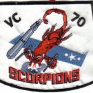 VC-70 SCORPIONS U.S.NAVY PATCH $5 INSIGNIA MILITARY EMBLEM WAR BOMBER AIRCRAFT
