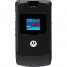 NEW MOTOROLA V3 GSM RAZR UNLOCKED CINGULAR AT&T PHONE (Black)