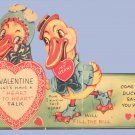 Vintage Valentine DUCK in SPATS Everything is DUCKY