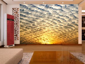 Wall Mural Wall Decor Wall Art--Sky-Clouds