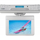 Coby KTFDVD7093 7-Inch Under-The-Cabinet LCD TV with Built-In DVD/CD Player and AM/FM Radio - Silver