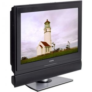 Audiovox FPE2706DV 27" HDTV Flat Panel LCD TV with Built In Side Loading DVD Player
