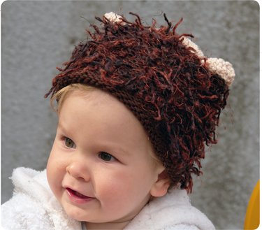 Zooni handmade hat CHUNKEE MONKEY - Large