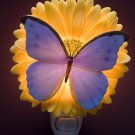 Blue Bfly/Gerber Nightlight - Ibis & Orchid Designs
