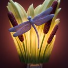 Dragonfly & Cattails Nightlight - Ibis & Orchid Designs