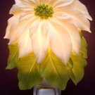 White Poinsettia Nightlight - Ibis & Orchid Designs