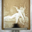 Cupid in the Garden Flat Lithophane Nightlight