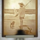 At the Seashore Flat Lithophane Nightlight