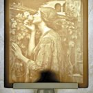 Sweet Rose Flat Lithophane Nightlight