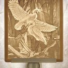 Snowy Egret Flat Lithophane Nightlight