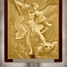 St. Michael Archangel Flat Lithophane Nightlight