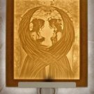 Sisters Flat Lithophane Nightlight