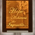Hope Flat Lithophane Nightlight