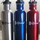 1 (One) G Force Stainless Steel Water Bottle - NEW BPA FREE - FREE SHIPPING - 15.95