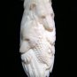 POLAR BEAR - FOX or COYOTE- EAGLE - ALASKAN ANIMAL SPIRIT TOTEM - HAND CARVED BONE PENDANT