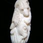 POLAR BEAR - FOX or COYOTE- EAGLE - ALASKAN ANIMAL SPIRIT TOTEM - HAND CARVED BONE PENDANT