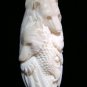 POLAR BEAR - FOX or COYOTE- EAGLE - ALASKAN ANIMAL SPIRIT TOTEM - HAND CARVED BONE PENDANT