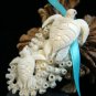 2 HAWAII SEA TURTLE CARVED ANTIQUE ANTLER TOTEM / CARVING / PENDANT  FREE GIFTS!