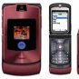 Motorola V3I Razr "Maroon'' Mobile Cellular Phone with i-Tunes (Unlocked)